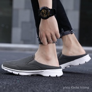 Large size 39-48 fashion casual half-heel shoes size 46/47/48 outdoor lazy shoes loafers Korean peas shoes men