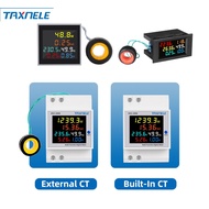 D69-2058 AC 80.0-300.0V/200.0-450.0V Mini digital Power Analyser Watt Volt Amp Meter 0-100A Power Fa