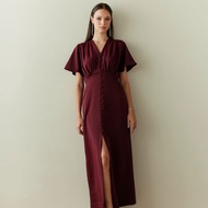 MAVE ATELIER รุ่น Irene Dress Maroon ชุดเดรสไปงาน