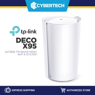 Cybertech TP-Link Deco X95 AX7800 Tri-Band Mesh WiFi 6 System