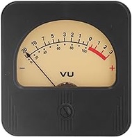 VU Meter, PMMA Backlight Voltage 2.8V 3.8V 20ma DB Level Header Power Amplifier Level Meter High Accuracy Universal Sound Level Indicator with Pointer Dial for Recording Studio