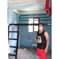 LOFT BED HIGH QUALITY OF METAL FRAME (ORDINARY LADDER)