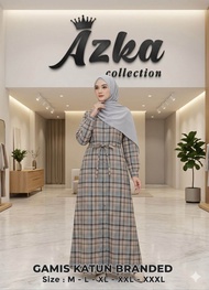 GAMIS AZKA MOTIF TRISET BERLABEL BY AZKA / M - XXXL