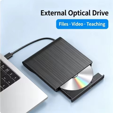 Wireless USB3.0/Type C External Optical Drive CD Optical Drive Case Laptop Computer desktop Computer