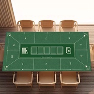 Suede texas hold'em poker tablecloth table mat rectangular poker tablecloth mat chess and card room 