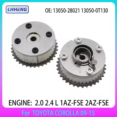 Timing Intake & Exhaust Camshaft Sprocket Phaser VVT For TOYOTA COROLLA 09-15 2.0 2.4 L 1AZ-FSE 2AZ-