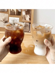 1 ชิ้น แก้วชงกาแฟไข่ปลาแบบวินเทจทนความร้อน, แก้วน้ำโซดา/เครื่องดื่มขนาดใหญ่, แก้วนม