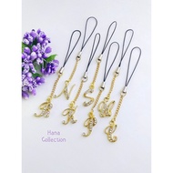 GANTUNGAN HP Hanging Gold latin Letterhp