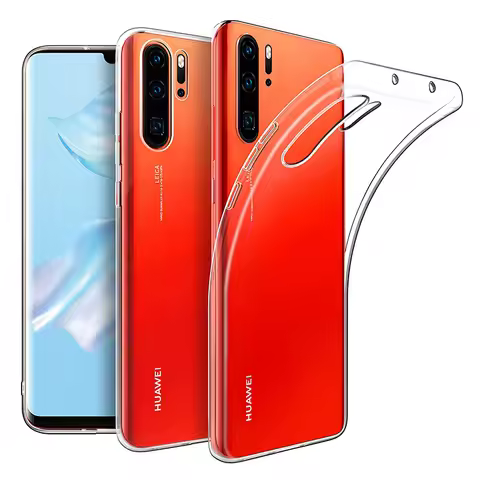 Transparent Case TPU for Huawei P30 Pro Lite P40 Pro Plus Soft Silicon Cover Thin Clear Phone Back A