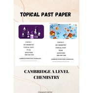 Cambridge A Level Self Made AS A2 Chemistry Topical Past Paper 1&amp;2&amp;4&amp;5 PDF  (2002-MayJune2023)Latest syllabus