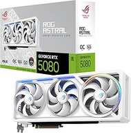 ASUS ROG Astral GeForce RTX™ 5080 16GB GDDR7 White OC Edition - Quad-Fan Graphics Card Delivering un