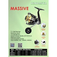 HINOMIYA MASSIVE 1000HG Reel 3000HG/