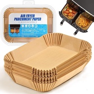 Air Fryer Liners Disposable for Ninja Airfryer: 125pcs 8.7x5.5" Rectangle Parchment Paper for Air Fr