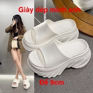 Women's Sandals with Padded Soles to Increase Height 9cm High Quality Molded EVA Material Hot Trends