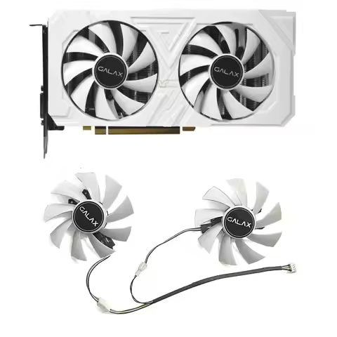 2 FAN New GA92S2U GA92S2H RTX 2060 GPU Fan for GALAX GeForce RTX2060 GTX1660 1660ti 1660S EX White O