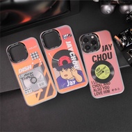 Jay chou trendy brand luxury aurora laser case iphone 14 11 13 12 X XS Pro Max XR Mini xr 7 8 plus shockproof gradient drop resistant phone case