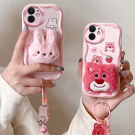 Casing  iphone 12 Cute Plush phone case for iphone 11 case bts