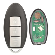 กุญแจรีโมทรถยนต์ jingyuqin สำหรับ NISSAN March Sunny Tiida Livina Sylphy Altima Maxima TWB1J701 85E3