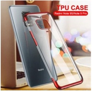 Cover Paradise Redmi Note 9 PRO Shiny Electro Plating Clear Chrome Soft Case / case xiaomi redmi not