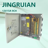 12V15A Switching Power led Light Strip 9-Channel Output Concentrated Power Supply Power Supply CCTV 