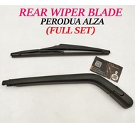 PERODUA ALZA AXIA ATIVA KANCIL 02 FULL SET REAR WIPER Wiper Blade Wiper Arm Rear Windscreen Wiper Wi