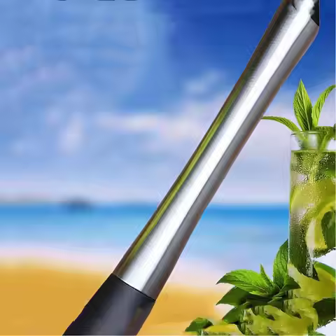 Stainless Steel Crushed Ice Hammer Multifunctional Popsicle Sticks Cocktail Swizzle Stick Fruit Lemo
