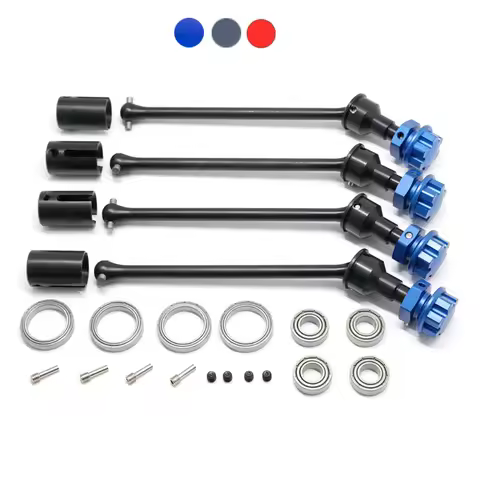 4pcs Steel RC CVD Drive Shaft + Wheel Hex Nuts Upgrades Part for Arrma 1/5 KRATON 8S BLX,Outcast 8S 