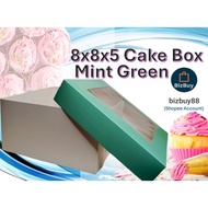 8x8x5 Cake Box with Window (10 sets / order)