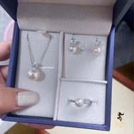 Luxell One set of genuine silver jewelry | Freshwater Pearls | SEAWATER PEARL| Akoya Pearl