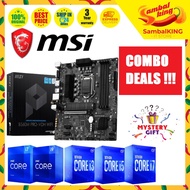 MSI B560M Pro-VDH WIFI INTEL MOTHERBOARD + INTEL CPU COMBO PROMO G6400 i3-10100F i5-10100F I7-10700F