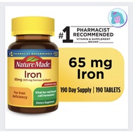 Nature Made Iron Iron pills 365 pills from the US (Guaranteed to be genuine USA)
