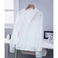 เสื้อคลุมกันแดด เสื้อคลุมกัน UV เสื้อคลุมผ้าลื่น ผิวจาก UV เสื้อคลุมมีฮู้ด Sport ออกกำลังกาย กีฬา