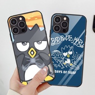 B-3 BadBadtz-maru Casing for iphone 11 8 7 14 Pro Max Plus Tempered Glass Case