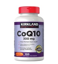 Kirkland Signature, CoQ10 300 mg, 100 Softgels 美國Kirkland 輔酶Q10, 300亳克 100粒軟膠囊