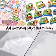 A4 Glossy sticker paper wholesale bundle, Printable Label sticker, Self adhesive, Inkjet printer, Cricut material