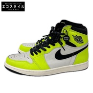 Nike 555088-702 AIR JORDAN 1 RETRO HIGH OG VOLT/SAIL-BLACK 28.5 [二手]