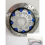 ❂ ◊☜ ⧈ ▛ ▙ Nissin 220mm disk with bracket for mio sporty stock caliper