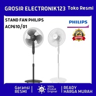 Philips Standing Fan ACP-610 /01 - Stand Fan 3 Blades 45 Watt Black ACP610/01