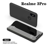 Case Realme 3 Pro เคสเรียวมี3pro เคสเปิดปิดเงา Smart Case เคสฝาเปิดปิดเงา สมาร์ทเคส ตั้งได้ Realme 3Pro เคสกระเป๋า เคสเงา