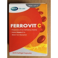 Ferrovit C helps reduce symptoms of iron deficiency anemia: weakness, dizziness, paleness...