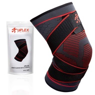UFlex Athletics Knee Compression Sleeve Support for Running, Jogging, Sports - Brace for Joint Pain 