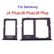 SIM Card Holder Tray Slot For Samsung Galaxy J4 Plus J6 Plus J8 Plus J4 Core