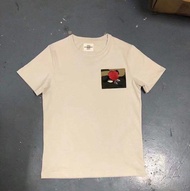 Kent &amp; curwen 玫瑰花beige T-shirt