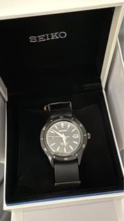 精工 SEIKO Presage AUTOMATIC機械 fA Style60's series SRPH95J1 MADE IN JAPAN 黑鋼皮帶日本製5bar 50M 防水 SRPH95-J1
