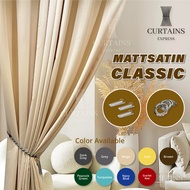 Classic Dim out Curtain /Langsir Siap Jahit / Langsir / Curtain Ready Made /Langisr Matt satin