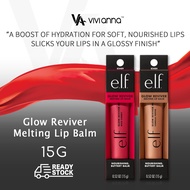 ELF Lip Balm, Glow Reviver Melting Balm, Affordable New Makeup Lip Oil Lip Stick Lips Watch Hydratin