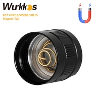 สวิตช์ท้ายแม่เหล็ก Wurkkos สำหรับ FC13/WK03/HD15/FC11วัสดุอลูมิเนียมจากโรงงานของแท้