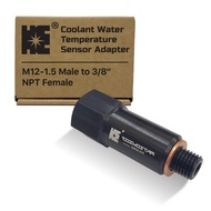 Cosmostar Coolant Water Temperature Sensor Adapter – M12-1.5 Male to 3/8" NPT Female, 1.7" Extended 