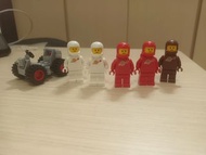 Lego 10497 (絕版)白、紅色太空人&太空小車&Lego抽抽樂 啡色太空人