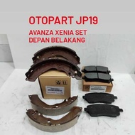 Brake PAD BRAKE PAD BRAKE SHOE AVANZA XENIA BRAKE PAD SET Front Rear AVANZA XENIA